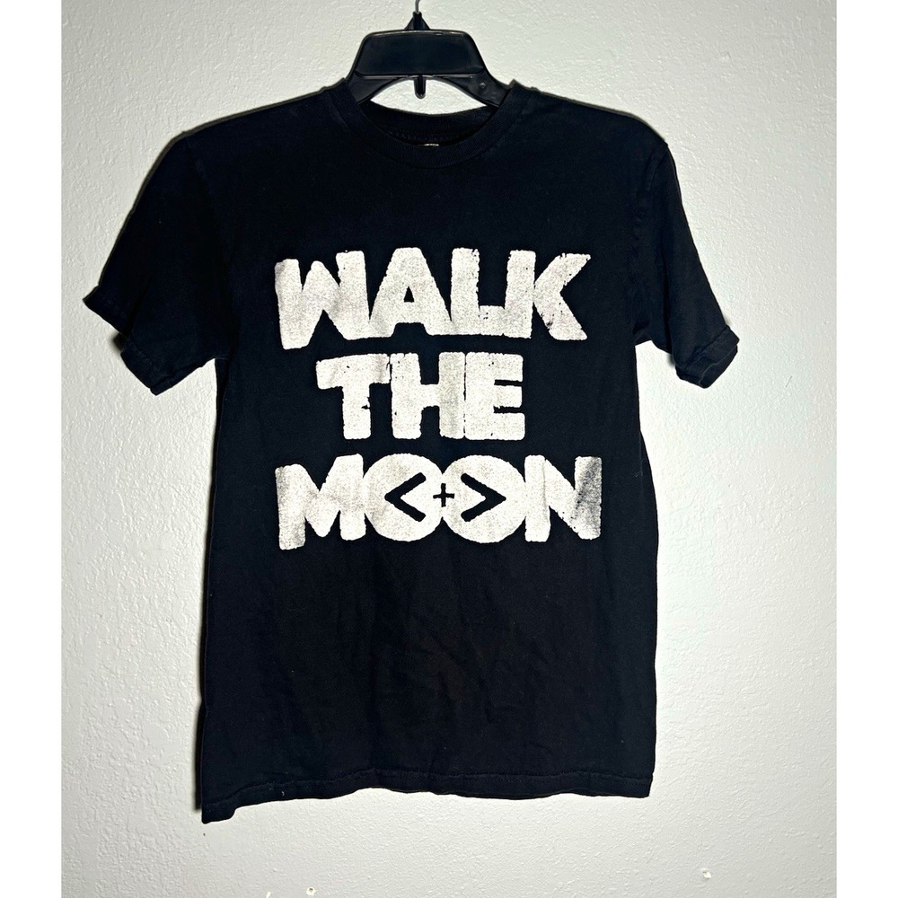 Walk The Moon 2015 Tour T Shirt Size S Black Double Sided Concert Band Tee